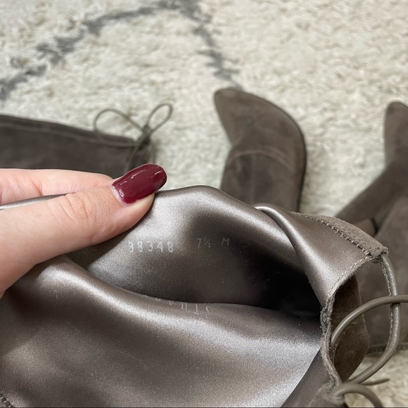 Stuart Weitzman Topo Highland Boot Taupe - Picture 7 of 8